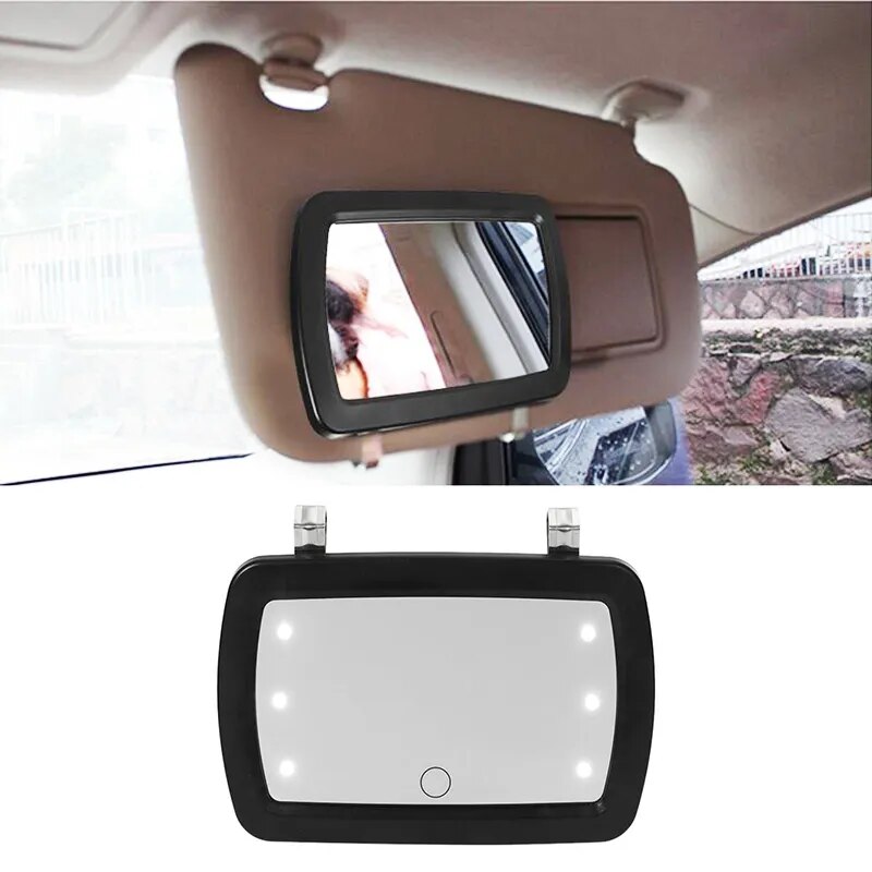 Sun Visor LED Makeup Mirror